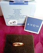 AVON ring. Goldplated met een zirkonia steentje. Nieuw., Sieraden, Tassen en Uiterlijk, Ringen, Nieuw, Goud, 18 tot 19, Ophalen of Verzenden