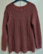 Vintage 70% Super kid Mohair knitted trui M 38 Roest Bruin, Maat 38/40 (M), Bruin, Verzenden, Zo goed als nieuw