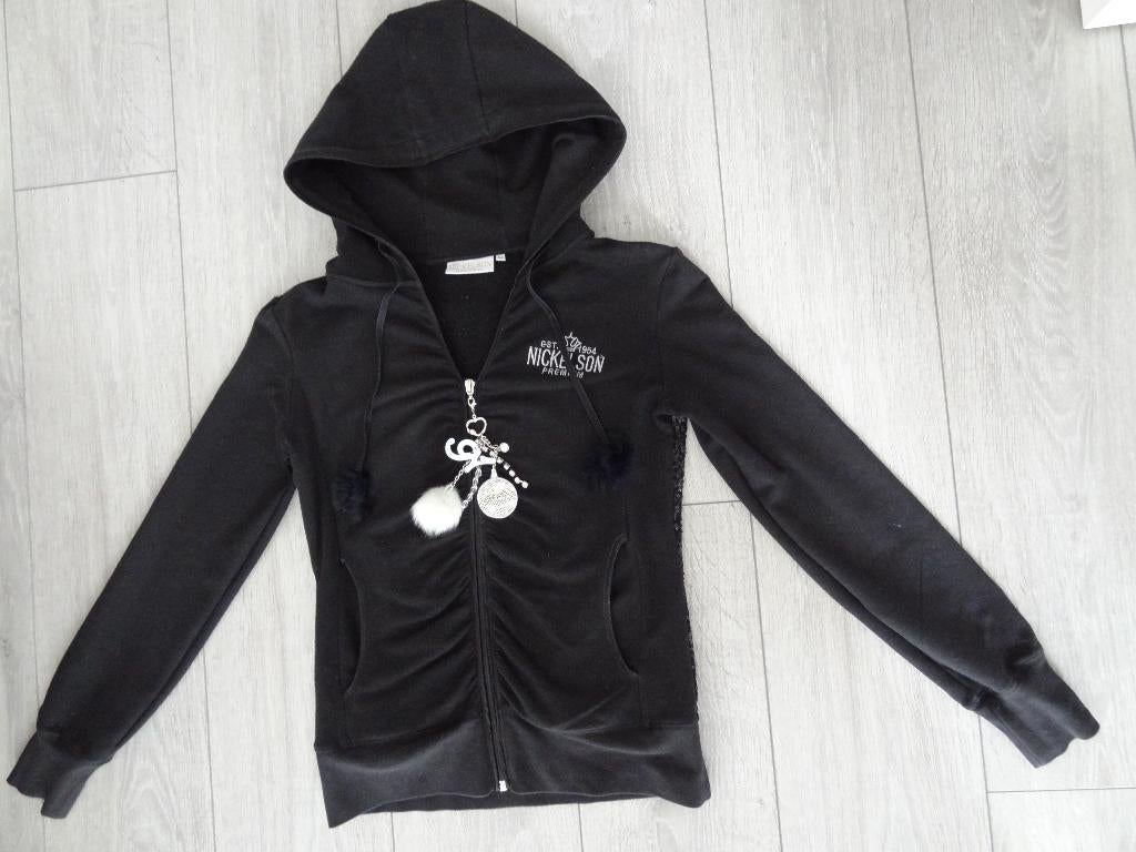 Zwart Vest Nickelson Maat M >Snelle Verzending!<, Zwart, Nickelson, Ophalen of Verzenden, Maat 36 (S)