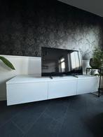TV‑meubel HO19 – Mat Wit | 180 cm, Ophalen, Gebruikt, Modern, Scandinavisch geïnspireerd, 150 tot 200 cm
