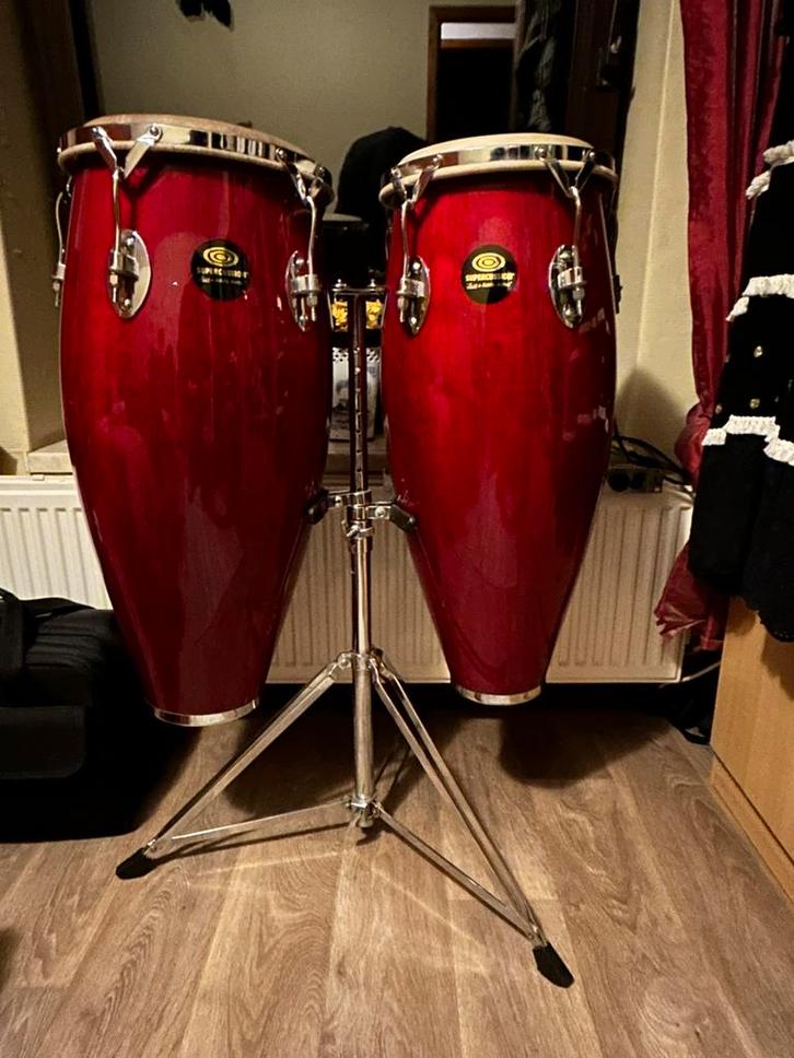 Congaset supercussion, Muziek en Instrumenten, Percussie, Gebruikt, Overige soorten, Ophalen