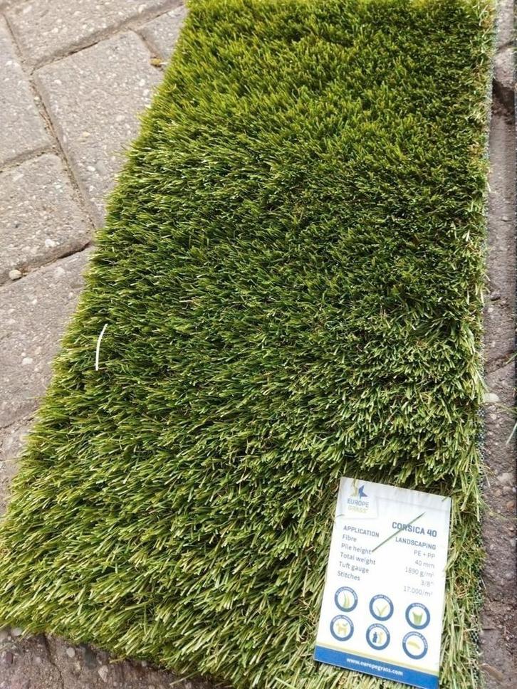 Kunstgras nieuw 3x4 4x4 5x4 6x4 7x4 8x4 9x4 10x4 11x4 12x4 m, Tuin en Terras, Gras en Kunstgras, Nieuw, Kunstgras, 20 m² of meer