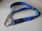 halsband hond Rogz maat L blauw 37 t/m 56 cm, Ophalen of Verzenden, Zo goed als nieuw