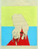 " Biking by sundown  " zeefdruk van Sobleski € 20, Ophalen of Verzenden