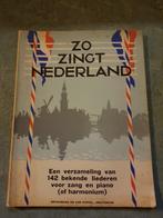 ZO ZINGT NEDERLAND. MUZIEKBOEK. BROEKMANS EN VAN POPPEL., Muziek en Instrumenten, Bladmuziek, Overige soorten, Zang, Gebruikt