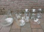 Verschillende vazen van glas, Minder dan 50 cm, Glas, Zo goed als nieuw, Ophalen