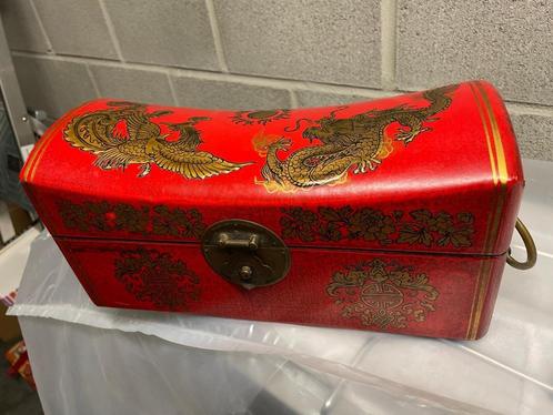Chinees geldkist/kussen, Antiek en Kunst, Curiosa en Brocante, Ophalen of Verzenden