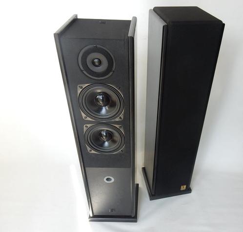 Lambda Jade II klasse zuilspeakers in mooie staat., Audio, Tv en Foto, Luidsprekers, Gebruikt, Front, Rear of Stereo speakers