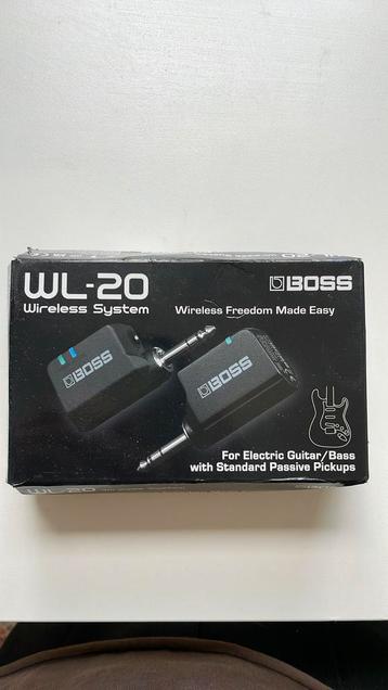Boss WL-20 draadloos systeem voor elektronische instrumenten beschikbaar voor biedingen