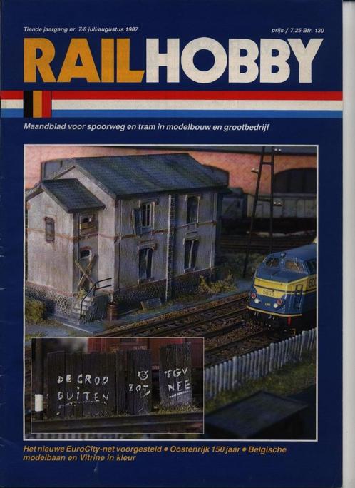 Rail Hobby (1983-1992) 12 stuks, Verzamelen, Spoorwegen en Tramwegen, Gebruikt, Trein, Boek of Tijdschrift, Ophalen of Verzenden