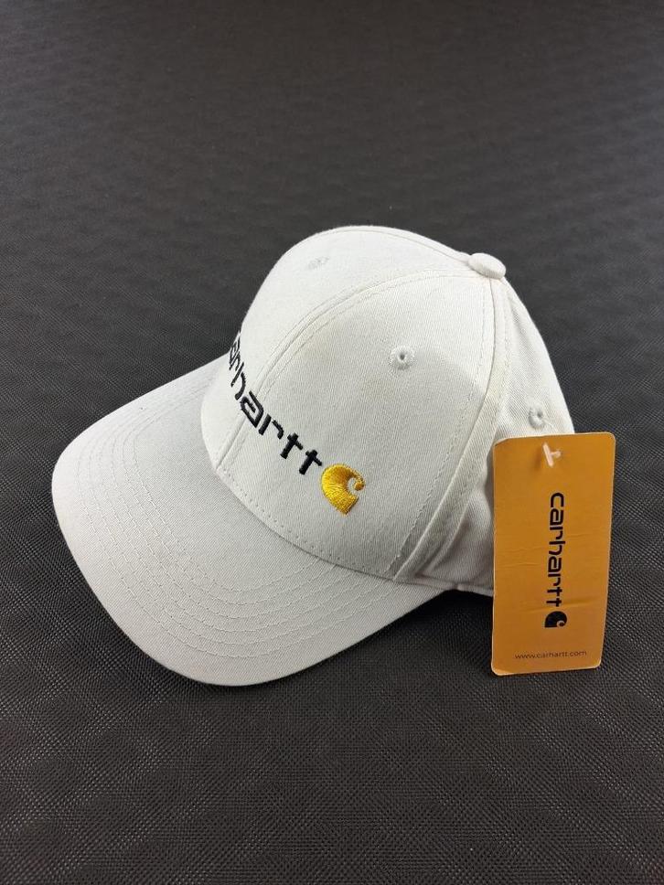 Carhartt WIP Cap Beige Logo Hat Unisex New With Tags, Kleding | Heren, Hoeden en Petten, Nieuw, Pet, One size fits all, Ophalen of Verzenden