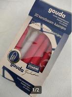 Gouda Stearine Kerstboomkaarsjes - Vintage, Diversen, Kerst, Ophalen of Verzenden, Zo goed als nieuw