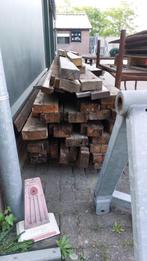 30 stuks houten balken, Doe-het-zelf en Verbouw, Hout en Planken, Ophalen, Gebruikt, Balk, Vuren