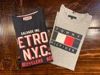 Longsleeves Tommy Hilfiger, Petrol in maat 176, Ophalen of Verzenden, Zo goed als nieuw, Jongen, Shirt of Longsleeve