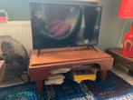 Retro vintage salontafel / tv meubel, Ophalen, 100 tot 150 cm, 50 tot 100 cm, Zo goed als nieuw