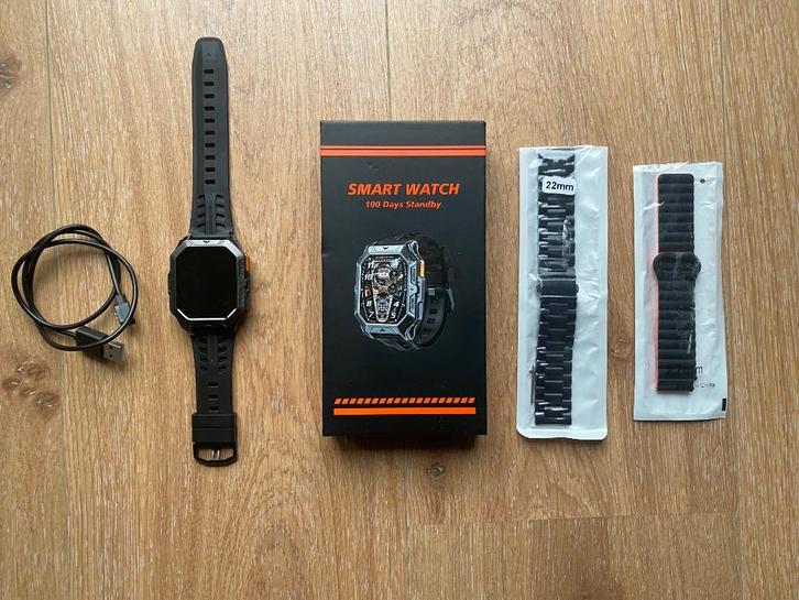 Smartwatch Stahlgear Thor 2, Sieraden, Tassen en Uiterlijk, Horloges | Heren, Zo goed als nieuw, Polshorloge, Overige merken, Overige materialen