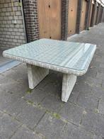Bilbao lounge-dinningtafel 110x110xH70 cm, Tuin en Terras, Tuintafels, Ophalen, Zo goed als nieuw, Vierkant, Kunststof
