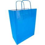 Blauwe papieren tas 25 stuks, Ophalen of Verzenden, Nieuw