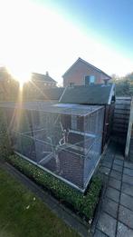 Volière, Dieren en Toebehoren, Vogels | Hokken en Kooien, Ophalen, Gebruikt, Aluminium, Volière