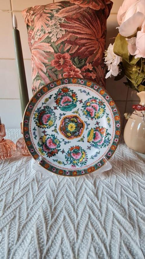 Vintage Chinees/ Kantonees Familie Rose, Antiek en Kunst, Antiek | Wandborden en Tegels, Ophalen of Verzenden