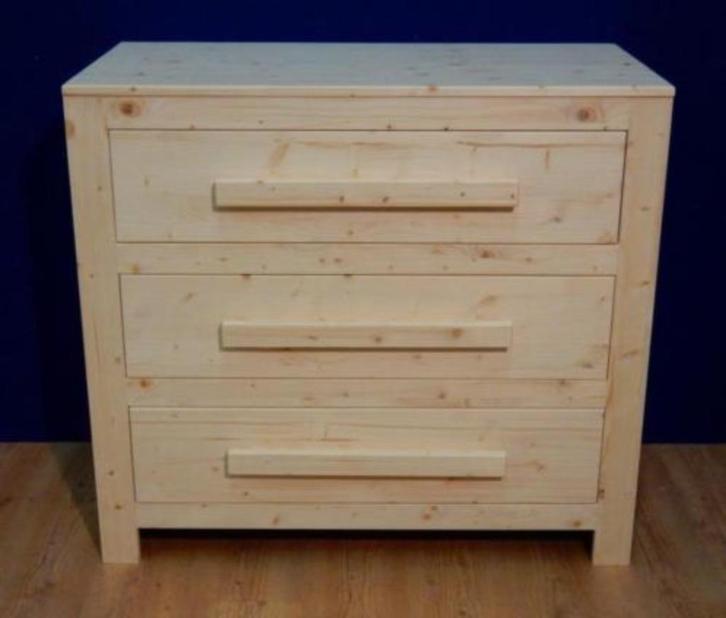 stoere houten LADENKAST TWAN in vele maten leverbaar, Huis en Inrichting, Kasten | Ladekasten, Nieuw, Minder dan 100 cm, 100 tot 150 cm