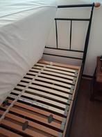 tweepersoons bed staal, Huis en Inrichting, Slaapkamer | Bedden, Ophalen, Gebruikt, Zwart, Van Gogh