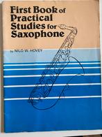 First Book of Practical Studies for Saxophone, Ophalen of Verzenden, Gebruikt, Les of Cursus, Klassiek