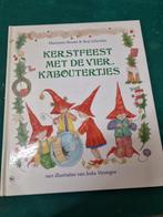 boek kerstfeest met de vier kaboutertjes, Ophalen of Verzenden