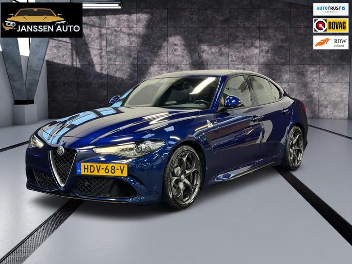 Alfa Romeo Giulia 2.9 V6 Quadrifoglio | Carbon | Dealer/spec, Auto's, Alfa Romeo, Bedrijf, Te koop, Giulia, ABS, Achteruitrijcamera