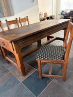 Tafel, 2 m lang. 85cm breed, Ophalen, Gebruikt, 4 tot 6 stoelen