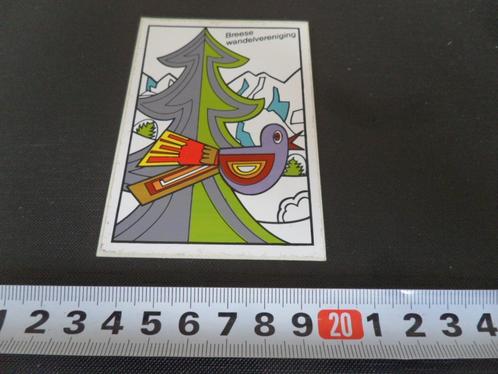sticker Breese wandelvereniging Bree België, Verzamelen, Stickers, Zo goed als nieuw, Bedrijf of Vereniging, Ophalen
