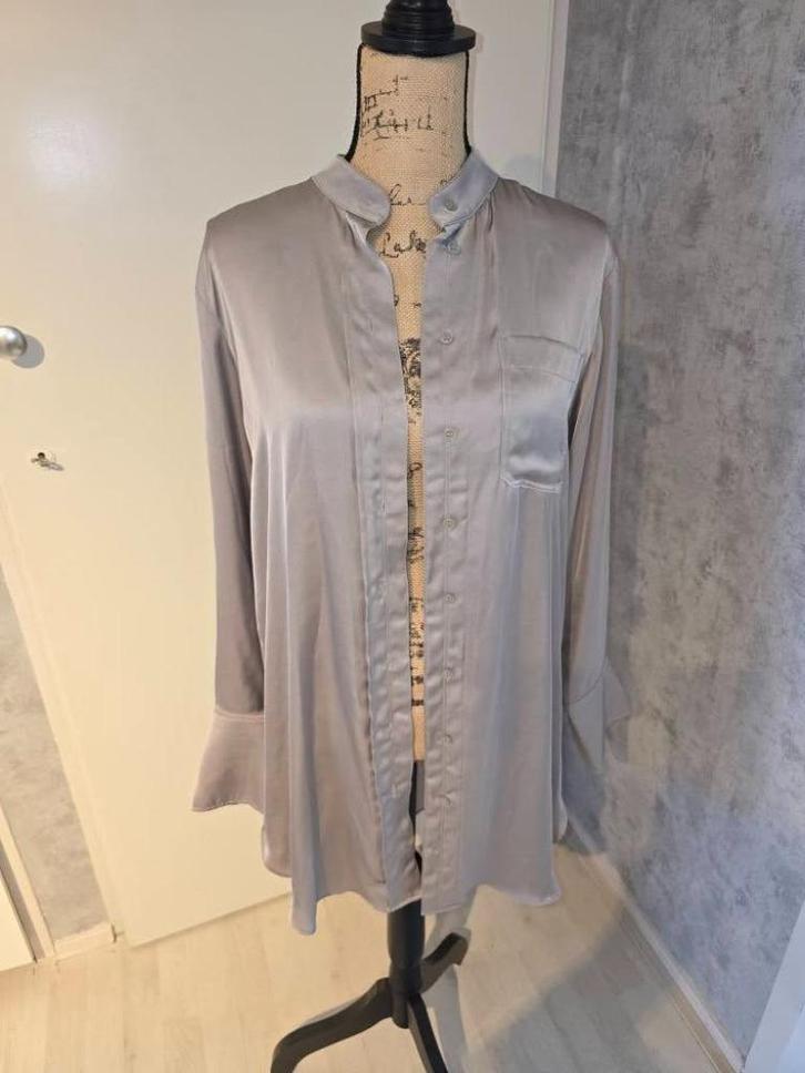 mooie blouse maat S   (z11, Kleding | Dames, Blouses en Tunieken, Zo goed als nieuw, Maat 38/40 (M), Blauw, Ophalen of Verzenden