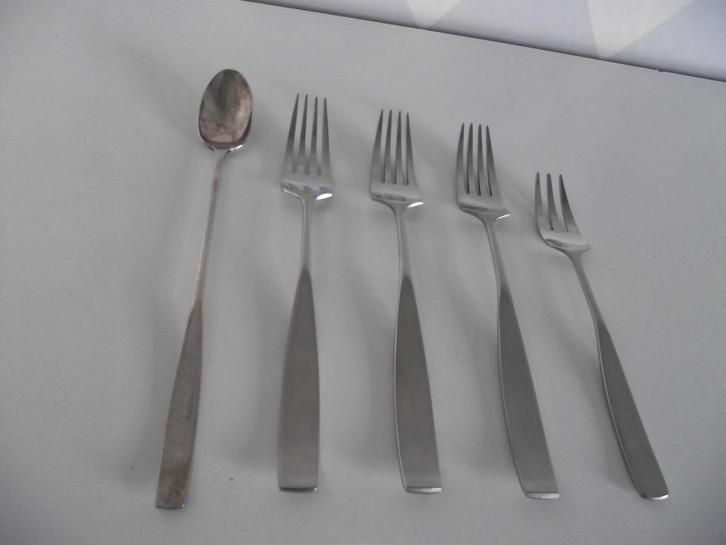 6 Sola elite Carmen bestek Sola 100 lepel 20 cm 1925-65 p st, Antiek en Kunst, Antiek | Bestek, Ophalen of Verzenden