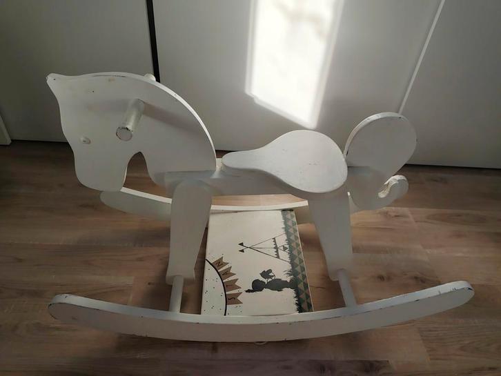 Hobbelpaard Stan - Overschilderbaar!, Kinderen en Baby's, Speelgoed | Buiten | Speeltoestellen, Gebruikt, Overige typen, Ophalen of Verzenden