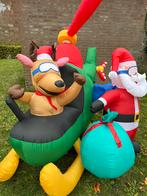 Opblaasbaar kerst figuur, Ophalen, Gebruikt