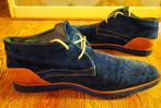 Floris van Bommel blauw suede schoen maat 44(9,5), Blauw, Floris van Bommel, Ophalen of Verzenden, Zo goed als nieuw