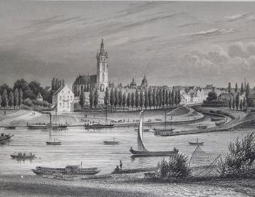Antieke prent van Roermond beschikbaar voor biedingen