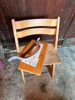 Stokke Tripp Trapp met beugel en leertje, Ophalen, Zo goed als nieuw, Meegroeistoel