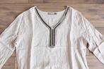 Prachtig C&S Jurkje 100% Katoen - 80 (M) € 15,-, Maat 38/40 (M), C&S, Beige, Ophalen of Verzenden