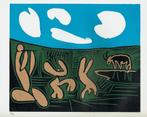 Picasso Bacchanal with Four Clouds Linocut Genummerd, Antiek en Kunst, Kunst | Litho's en Zeefdrukken, Ophalen of Verzenden