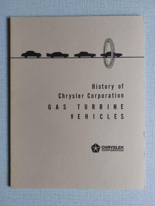 History of Chrysler Corporation - GAS TURBINE VEHICLES, Boeken, Auto's | Boeken, Nieuw, Overige merken, Ophalen of Verzenden