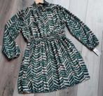 MADE IN ITALY Jurk groen beige print M/L🙂, Kleding | Dames, Maat 38/40 (M), Made in Italy, Nieuw, Ophalen of Verzenden