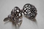 Zilveren vintage kan hanger  kan open nr.1153, Verzenden, Zo goed als nieuw, Zilver, Zilver