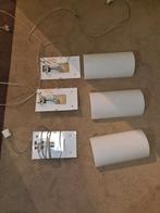 Wandlamp, Ophalen, Zo goed als nieuw, Glas, Modern