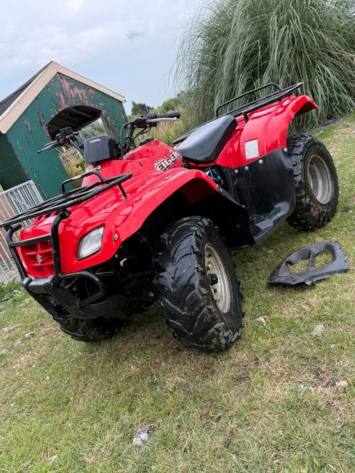 Suzuki Eiger 400 4x4 quad schakelquad, Motoren, Quads en Trikes, Ophalen