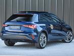 Audi A3 Sportback 45 TFSI e S EDITION COMPETITION | PANORAMA, 4 cilinders, Blauw, Leder en Stof, Origineel Nederlands