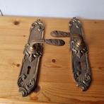 Antiek deurbeslag messing, Ophalen of Verzenden, Zo goed als nieuw, Koper of Messing, Klink of Kruk