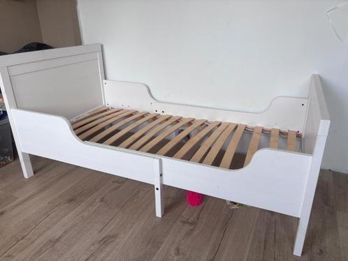 Meegroeibed sundvik gedemonteerd, Kinderen en Baby's, Kinderkamer | Bedden, Gebruikt, 180 cm of meer, 70 tot 85 cm, Lattenbodem