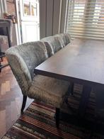 Drie eetkamerstoelen Rofra & Bank (Table le sud), Huis en Inrichting, Ophalen, Gebruikt, Overige kleuren, Drie