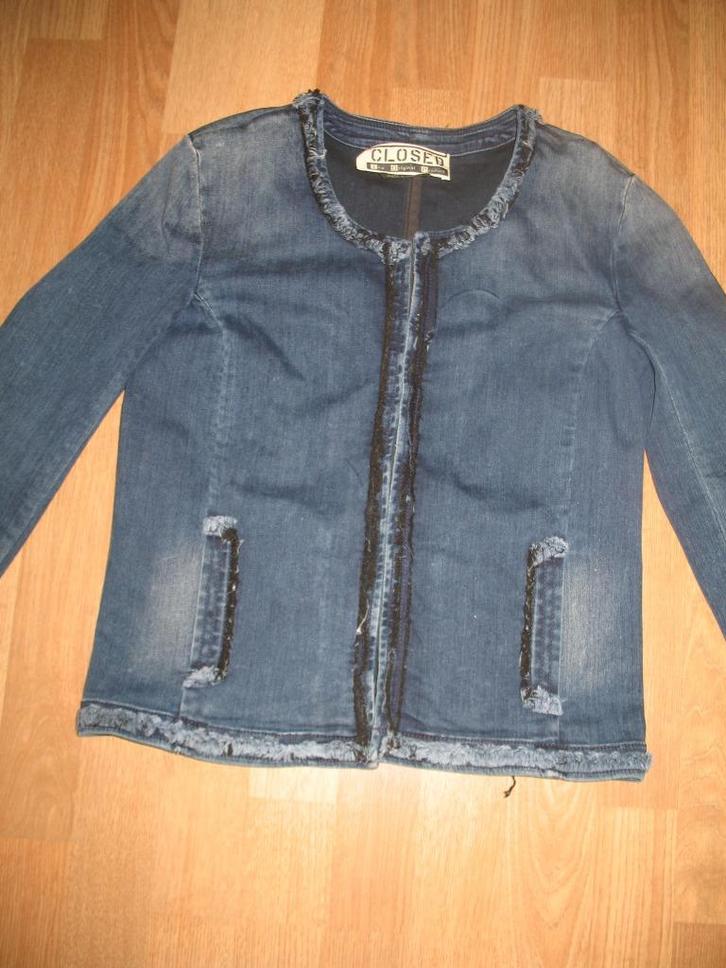 Closed Stretch Spijkerjasje Maat S * Vintage, Kleding | Dames, Jasjes, Kostuums en Pakken, Zo goed als nieuw, Jasje, Maat 36 (S)